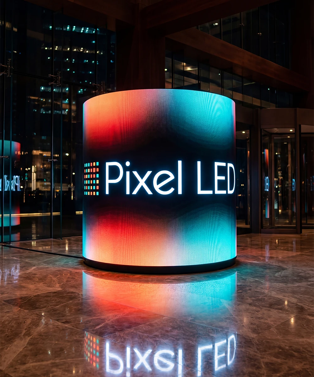 Oval Led Ekran (İç Mekan)